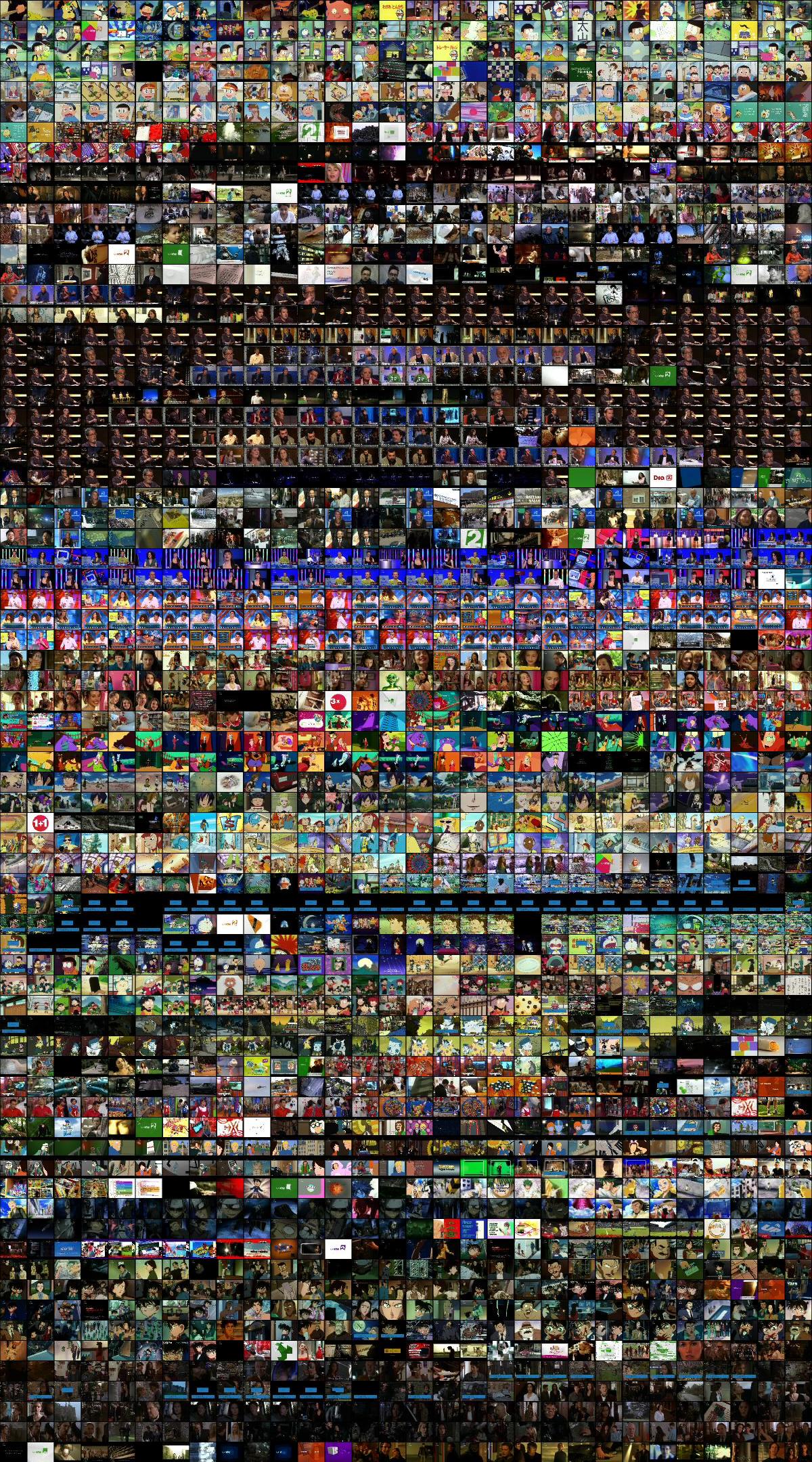 image capture from tv. day1. 24h. one image every 20 seconds